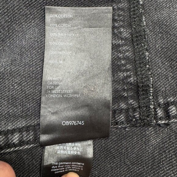 Free People Moonchild Denim Shirt Jacket Distressed Size XS Oversized Moondust - Picture 7 of 14